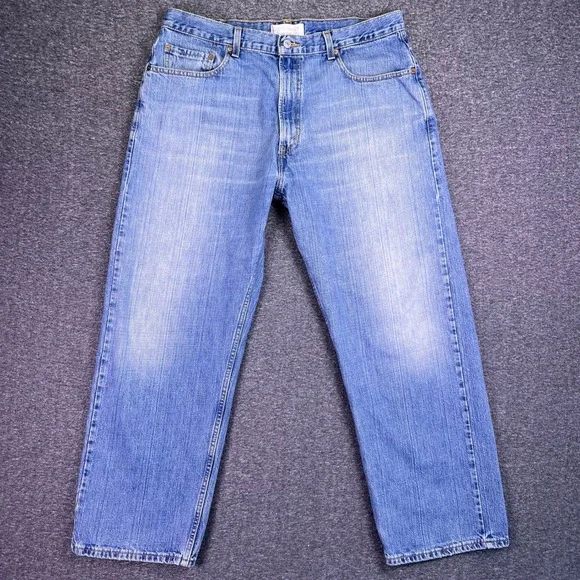VTG Levis 569 Jeans Men 36x30 Blue Denim Casual Baggy Loose Straight Relaxed Y2K - Picture 6 of 16
